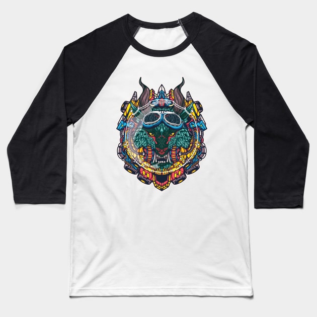 ASTROWOLF Baseball T-Shirt by HappymanStudio